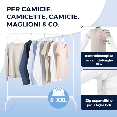 Stiratrice Compatta Per Camicie CLEANmaxx - Asciuga E Stira In Automatico, 1000W, Da Viaggio - Foto 14