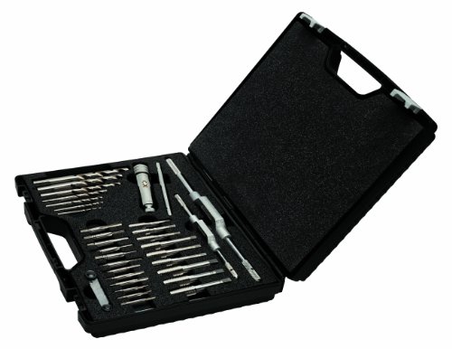 Exact 70551 HSS M3-M12 Premium Thread Cutting Assortment Hand Taps (32 Pieces)