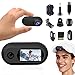 Xilecam Mini Action Cam1080P und 32 GB Speicherkarte Helmkamera Motorrad Bodycam Mini ski Kamera Multifunctional Accessories Body Cam（Schwarz）