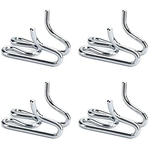 JIPIMON Dog Collar Extra Links Designed for Herm. Sprenger 2.25mm Collar (4 Pack) Steel Chrome Plated Dog Training Collar Links Cover