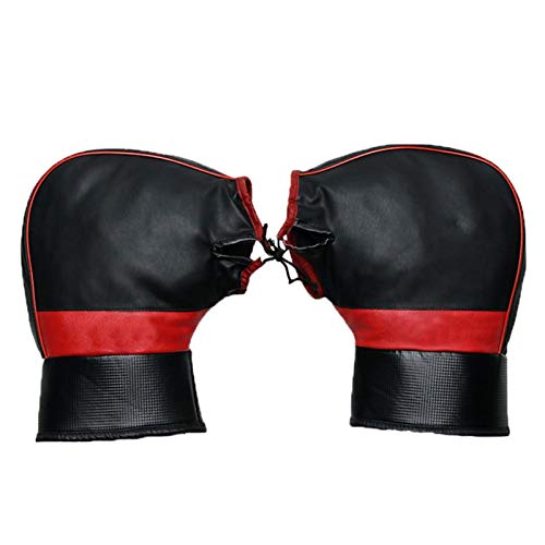 YDFXF Motorcycle Grip Handlebar Muff Rainproof Windproof Thickened Motor Cycling Hand Mitts Handlebar Muff Mountain Bicycle Bike Hands Warmer for Motorcycles, Scooters and Snowmobiles