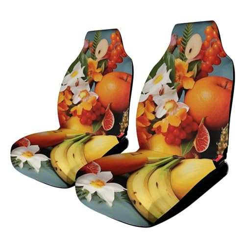 Housse de siège de voiture universelle fleurie pour voyager avec un style tropical