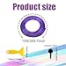 HEVLE Car Interior Trim Strips, Universal Car Gap Fillers, Car Electroplating Decoration Styling Door Dashboard Flexible Strip, Car Interior Accessories Including Installing Tool (Purple, 10M)