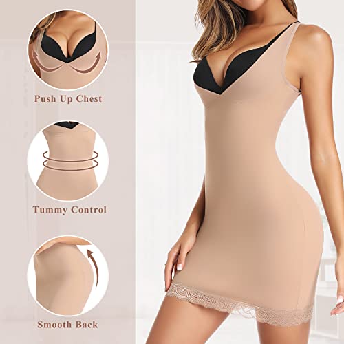 JOYSHAPER Full Slips for Women Under Dresses Tummy Control Slip Shapewear Slimming Body Shaper Cami Slip