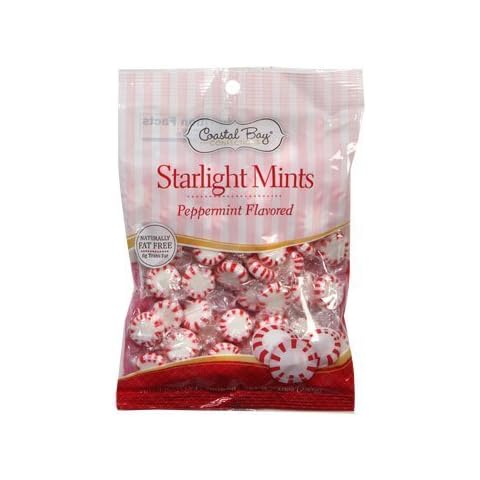 Coastal Bay Starlight Mints 1 (10 oz) Bag, Peppermint Flavor Cover