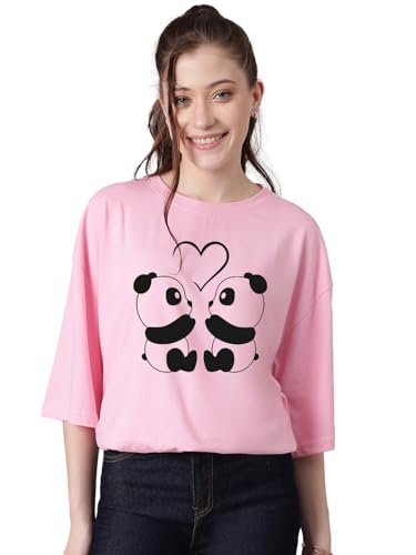 Image of KOTTY Women's Graphic Printed T-Shirt - Soft Cotton Blend Tee for Everyday Style