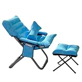 Structure en acier robuste et design pliable : construite avec un cadre en acier épais, cette chaise longue offre un soutien et une stabilité supérieurs, adaptée à une utilisation quotidienne dans n'importe quelle pièce. Son design pliable permet un rangement facile, économisant de l'espace lorsqu'il n'est pas utilisé, ce qui en fait un excellent ajustement pour les petits espaces de vie ou de chambre.