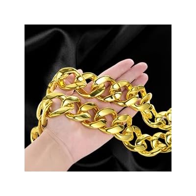 Men's Big Gold Chain Necklace: Fake Chunky Gold Turkey Ubuy - Main Image
