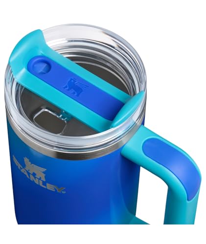 Image of STANLEY Quencher H2.0 Tumbler with Handle and Straw 30 oz | Flowstate 3-Position Lid | Cup Holder Compatible for Travel | Insulated Stainless Steel Cup | BPA-Free | Sea Glass Aura