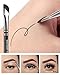 EIGSHOW Dual-Ended Precision Eyebrow Brush and Comb for Eyeliner Lining, Sculpting Brows, Professional Eye Makeup Tools (D109)