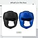 yeeplant Kickboxing Headguard MMA, Boxing Headgear 2 Pcs for S, Adjustable Fit for Head Circumference 22.8-26 in, Taekwondo, Blue and Black Included, Monkey Face Set