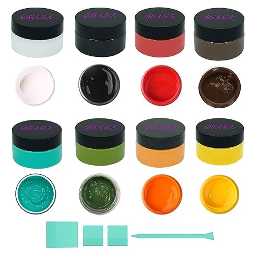 DGAGA Chalk Paste Starter Kit 12 colors with mini squeegees