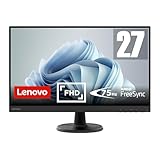 Lenovo D27-45 - Monitor 27' FullHD (VA, 3 Lados Ultrafinos, 1x HDMI 1.4, 1x VGA, 16:9, Tasa de Refresco 75Hz, Tiempo Respuesta 4ms, Montaje VESA 100 mm, AMD FreeSync, Soporte Inclinable) - Negro