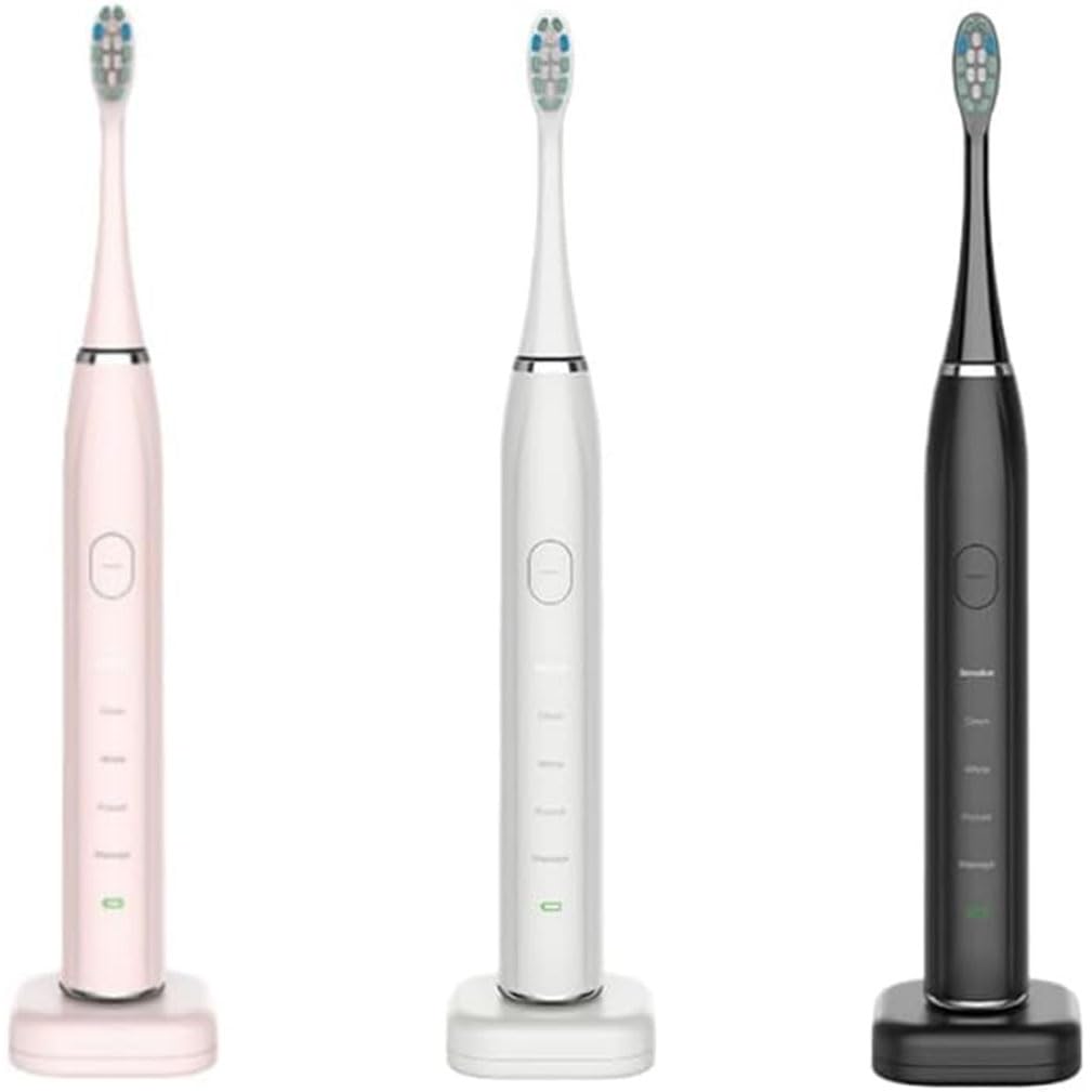 ProSonic V1 – Professionelle elektrische zahnbürste ultraschall mit Schalltechnologie für glattere Zähne und optimale Mundhygiene ultraschallzahnbürste Zahnreinigung zahnaufhellungsgerät (Weiß)