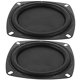 NULYLU 2pièces Lot De Membranes Vibrantes Pour Haut-parleur Remplacement Radiateur Passif Pour Enceintes Et Woofers