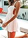 Just Quella Women's Summer Backless White Mini Dress (0-2,US)