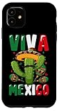 Viva Mexico Cactus Mustache Sombrero Mexican Gift