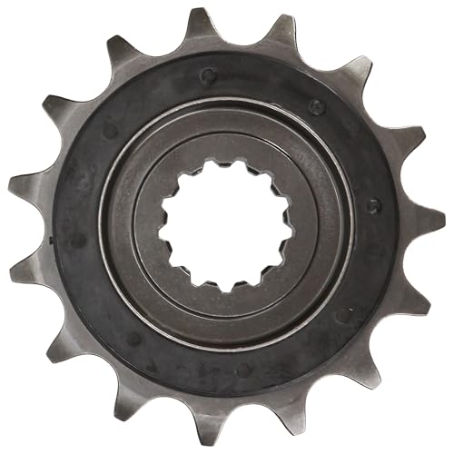 15T 450MT Motorcycle Front Sprocket – Silent Durable Rubber Tooth Fly Wheel Pinion, Cushioned Countershaft Chain Wheel, Alloy Rear Drive Fit for CFMOTO 450MT, CF650, TR650G, 650NK/MT by KH866 - Image 4