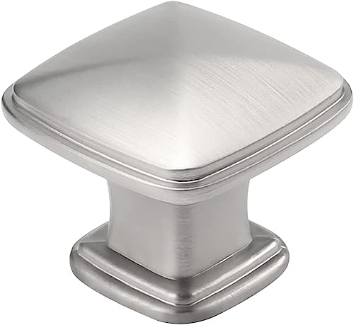 Homdiy 50 Pack Brushed Nickel Cabinet Knobs