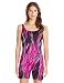Adoretex Female Sunfire Unitard Swimsuit - Purple / Black - Medium