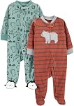Simple Joys by Carter's Baby-Boys 2-Pack Fleece Footed Sleep and Play