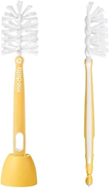 Medela Szczotka do butelek Quick Clean  włosie 180° zapewnia dokładne czyszczenie, nie zawiera BPA