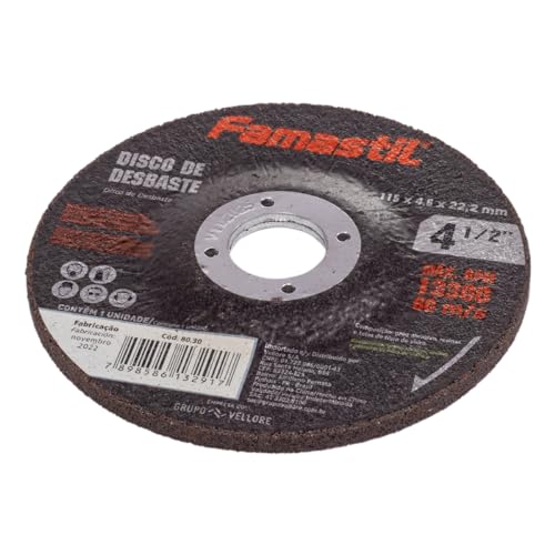 Famastil Disco De Desbaste 4 1/2-115X4,8X22,2Mm