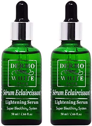 Dermo White Paris Lightening Serum Super Bleaching System 50ml/1.66oz (Pack of 2)