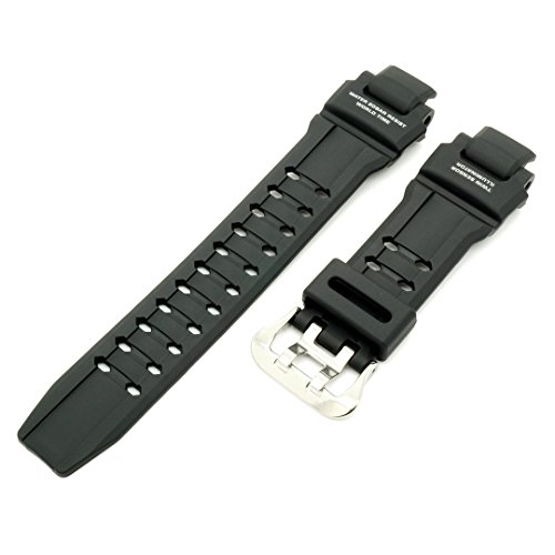 Image of CASIO 10493622 Resin Watch Band f/ G-SHOCK GRAVITYMASTER GA-1100 GA1100-1A Black