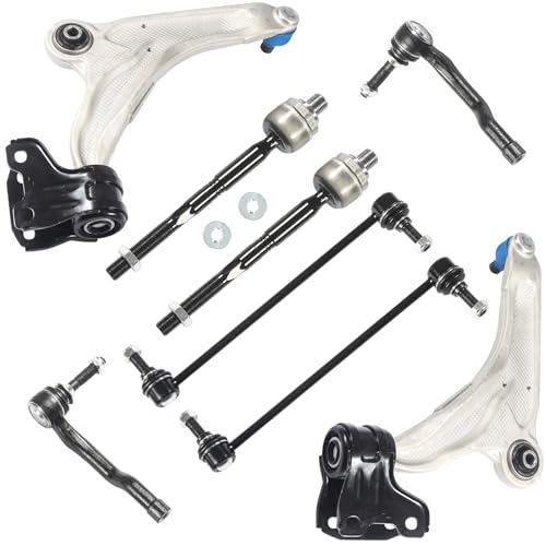 TIEZFUL 8Pc Control Arm Fit for Ford Edge 2015-2022 Lincoln MKX 2016-2018