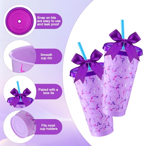 Ferrochef 12 Set Purple Kpop Theme Party Favor, 24oz Kpop Theme Cups Bulk by Ferrochef - Used condition - Image 3
