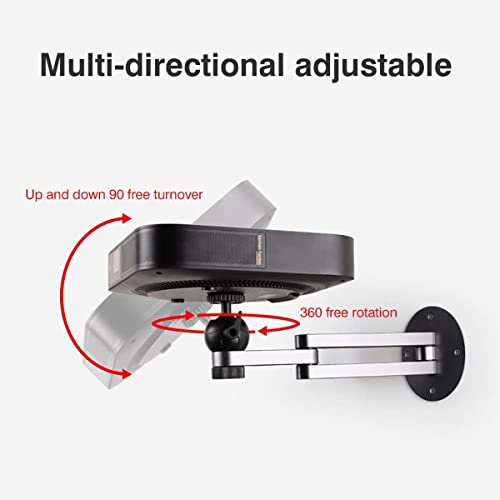 Soporte de proyector universal ajustable de pared y techo en aleación 6