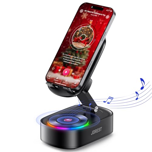Jorest Regalo Hombre Cumpleaños,Regalos Mujer Profesora Niña Niño,Altavoz Bluetooth con Soporte Movil, Altavoces Inalámbricos Inducción con Suporte Telemovel, Compatible con iPhone iPad Tablet Jorest Regalo Hombre Cumpleaños,Regalos Mujer Profesora Niña Niño,Altavoz Bluetooth con Soporte Movil, Altavoces Inalámbricos Inducción con Suporte Telemovel, Compatible con iPhone iPad Tablet