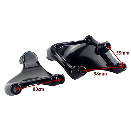 Image of Rear Passenger Footpegs Foot Rests Pedal Mount Fits for Harley Sportster 883 1200 2014 2015 2016 2017 2018 2019 2020 2021 2022,Black