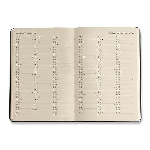 Planner Permanente Wire-O Pássaros Semanal Notas A5 Floresta Tropical Preto, Cicero