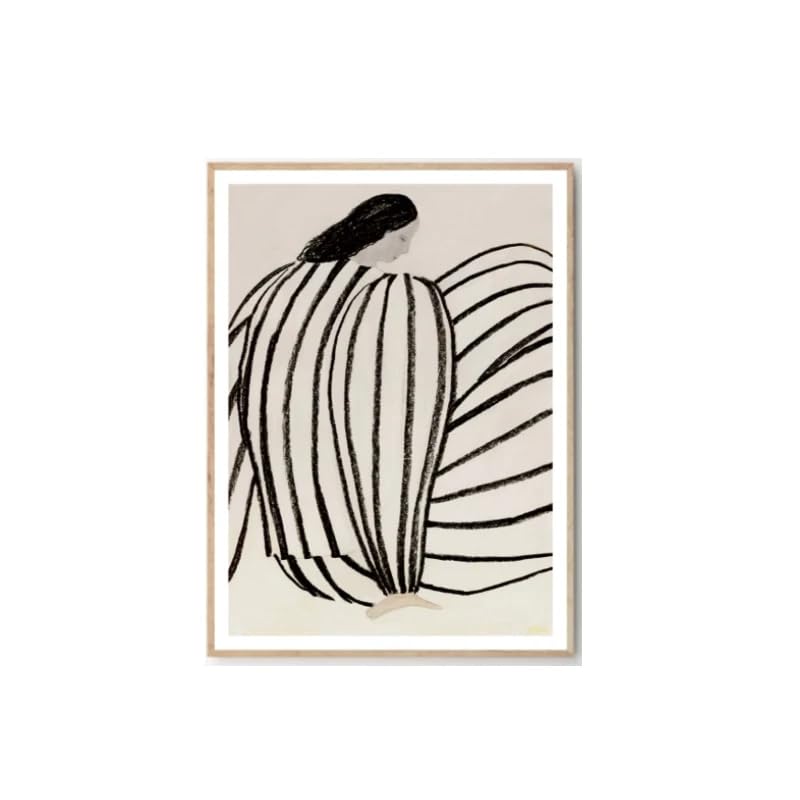 Peinture Sofia Lind Pyjama Girl pour transformer un mur vide en galerie chaleureuse