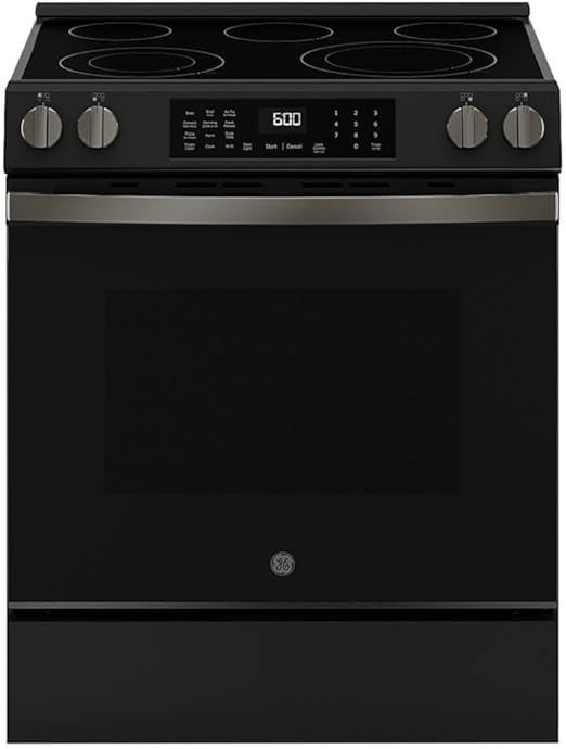 GE GRS600AVDS 5.3 Cu. Ft. Black Slate Slide-In Electric Convection