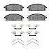 Dynamic Friction Company 3000 Semi-Metallic Brake Pads and Hardware Kit