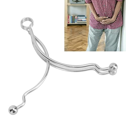 Man Urinary Incontinence Clamp, Stainless Steel Leakage Proof Incontinence Clamp Easy Cleansing Leakage Proof with Urinary Control Male Urinary Incontinence Clamp for Daily