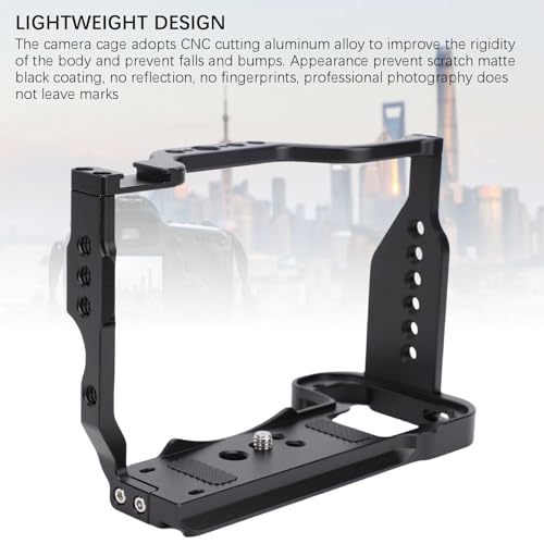 Ligera de Jaula de Cámara de Aleación de Aluminio para Z50 II - Montaje de Zapatos Fríos, Liberación Rápida del Trípode RS3, Marco CNC Liviano, Marco Protector con Soporte de - imagen 2