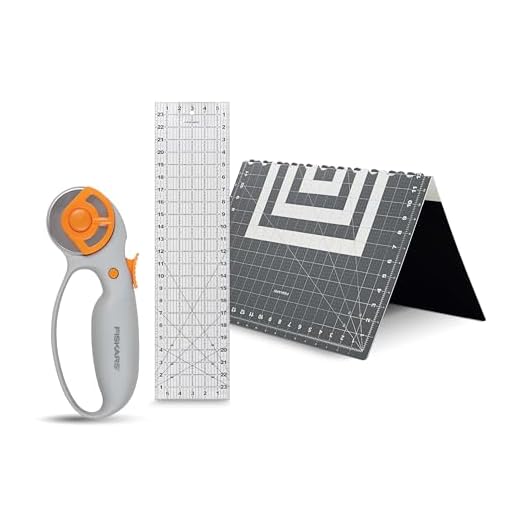 Complete Fabric Cutting Set with Rotary Cutter