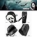 Tapp Collections Scream Ghost Face PU Crossbody Goth Sling Bag for Men And Women - Black Bag/White Mask