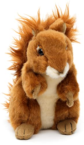 Uni-Toys - Eichhörnchen, stehend - 17 cm (Höhe) - Plüsch-Hörnchen - Plüschtier, Kuscheltier