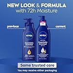 NIVEA Essentially Enriched Body Lotion for Very Dry Skin with Hyaluronic Acid, Almond Oil and Deep Nourishing Serum, 72-Hour Body Moisturizer, 16.9 Fl Oz Pump Bottle - Image 2