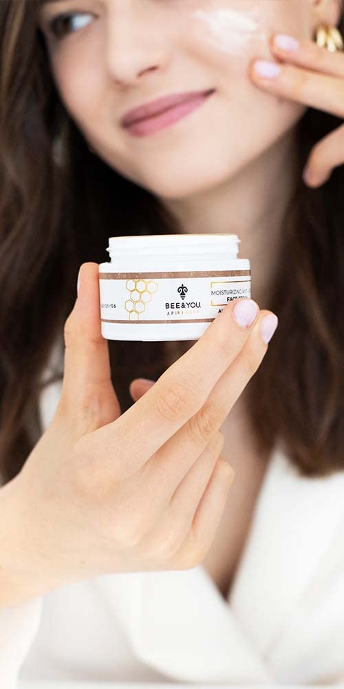 Bee and You Bee Venom Cream, Hydrating, Moisturizing, Anti Aging, Anti Wrinkle Face Cream, Fine Lines and Wrinkles, Skin Care, Royal Jelly, Propolis Extract, Vitamin B5, E, Shea Butter | 1.7 oz