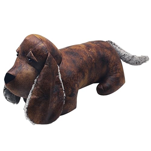 Image of Lesser & Pavey Antique Pals Large Weighted Vintage Effect Animal Doorstop - Pug, Dachshund, Elephant, Highland Cow or Sheep (Dachshund)