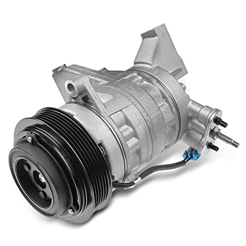 A-Premium Air Conditioner AC Compressor with Clutch Compatible with Chevrolet Equinox 2010-2011 & GMC Terrain 2010-2011 V6 3.0L Sport Utility