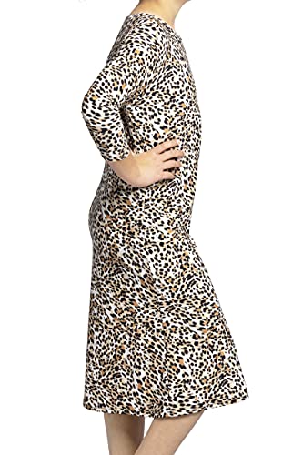 Girl Modest Tznius 3/4 Sleeve Swimdress, Beach Cover up UPF 50+ Sun Protection3