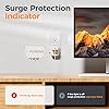 Surge Protector 1050 Joules, TESSAN Single Plug Surge Protector with Protected Light Indicator, 1875W Max Portable Wall Outlet for Appliances, TV, Computer, Refrigerator, Treadmill, Massage Chair