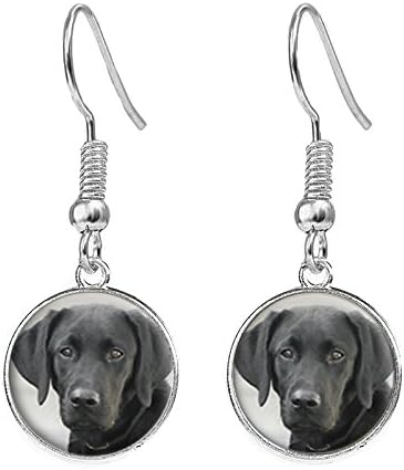 black labrador earrings
